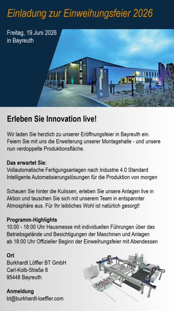 Eröffnungsfeier + Hausmesse 19. Juni 2026